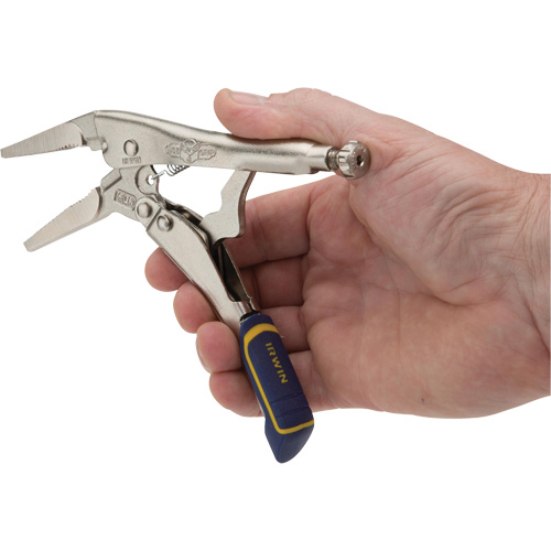 Vise-Grip&reg; Fast Release 6LN Locking Pliers with Wire Cutter, 6" Length, Long Nose Pathway Supply LP