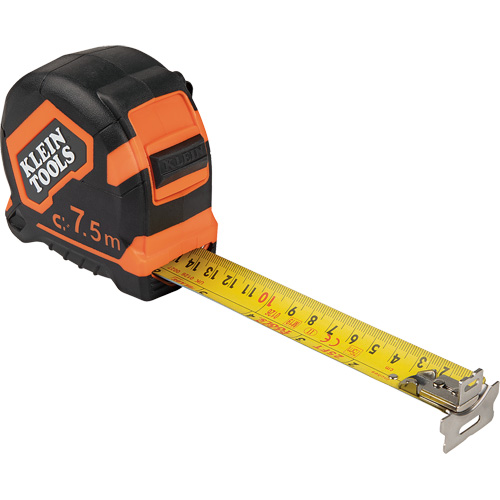 Magnetic Double-Hook Tape Measure, 7.5 m, 1/16"/1 mm Graduations Pathway Supply LP
