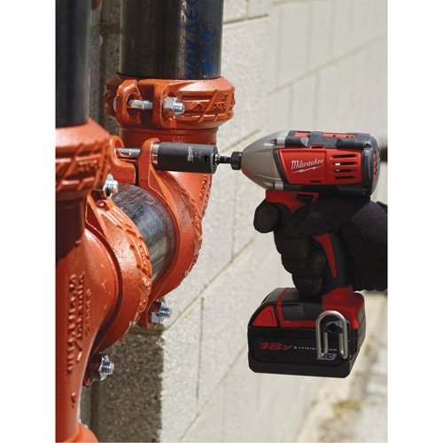 Adaptateur de douille &agrave; chocs Shockwave, 1/4" Prise, Dimension m&acirc;le 1/2", Sph&eacute;rique, 2" lo Pathway Supply LP