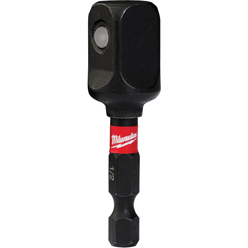 Adaptateur de douille &agrave; chocs Shockwave, 1/4" Prise, Dimension m&acirc;le 1/2", Sph&eacute;rique, 2" lo Pathway Supply LP