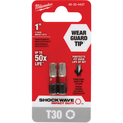 Embout de tournevis Shockwave Impact Duty, Torx, T-30, Prise 1/4" Pathway Supply LP