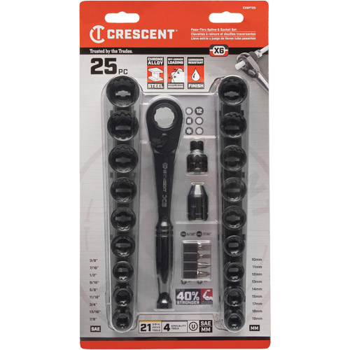 Ensemble d'outils pour m&eacute;canicien, 25 Mcx, Prise de 3/8" Pathway Supply LP