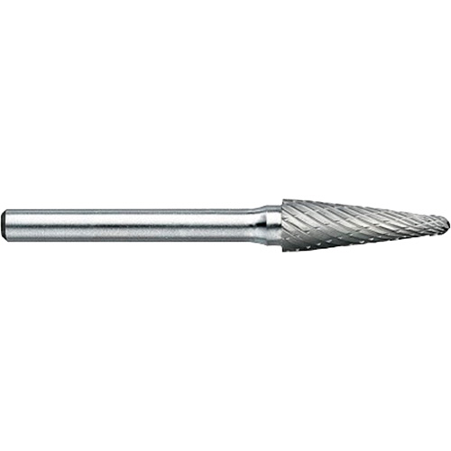 Drillco&reg; Magnum Double Cut Solid Carbide Burr, SL-3, 3/8" Dia., 1/4" Shank, 1-1/16" Depth of Cut Pathway Supply LP