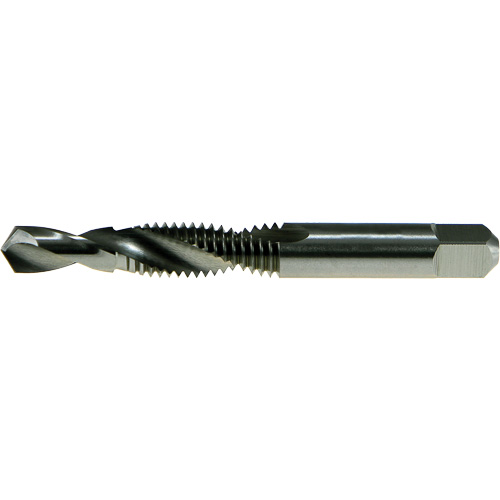 Taraud et foret combin&eacute; Drillco, #4, Acier rapide, Pointe de 118° Pathway Supply LP