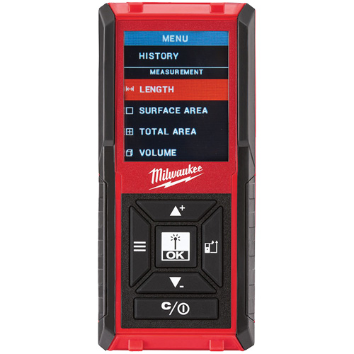 Laser Distance Meter, 0' - 330' (0 m - 100.6 m) Range, Digital (Electronic) Pathway Supply LP