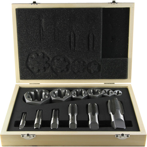 Drillco&reg; Pipe Tap Set, 12 Pieces Pathway Supply LP