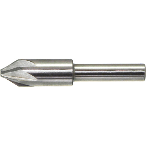 Drillco&reg; Chatterless Countersink, 3/16", High Speed Steel, 60° Angle, 6 Flutes Pathway Supply LP