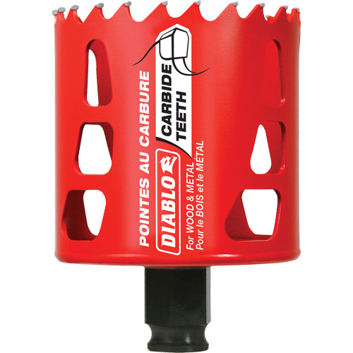 Scie cloche pour bois et m&eacute;tal, 2-5/8", Profondeur de la coupe 2-3/8", Carbure Pathway Supply LP