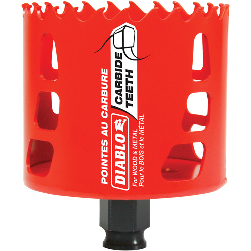 Wood & Metal Hole Saw, 3", 2-3/8" Depth of Cut, Carbide Pathway Supply LP