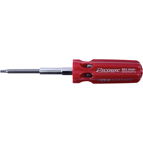 Hex-Calibre Metric Multi-Bit Screwdriver, Plastic Handle Pathway Supply LP