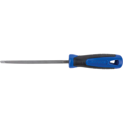 Slim Taper File With Handle, Triangle, 6", Single Pathway Supply LP