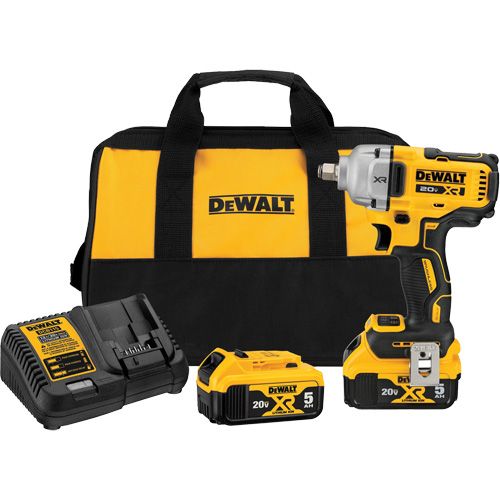 Max* Tool Connect Brushless Mid-Range Impact Wrench with Detent Pin Anvil Kit, 20 V, 1/2" Socket Pathway Supply LP