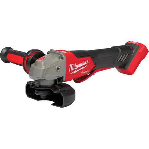Meuleuse &agrave; frein &agrave; vitesse variable avec interrupteur &agrave; glissi&egrave;re non verrouillable M18 Fuel, 18 V, Mandrin 5"/4-1/2", Lithium-ion Pathway Supply LP