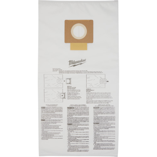 Sacs &agrave; poussi&egrave;re molletonn&eacute;s, 9 gal. US Pathway Supply LP