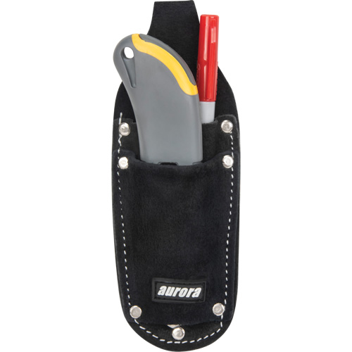 Utility Pouch, Knife Holder, Leather, 3 Pockets Pathway Supply LP
