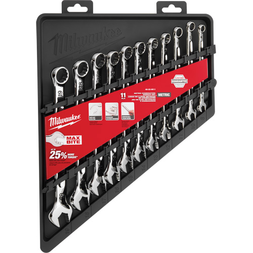 Wrench Set, Combination, 11 Pieces, Metric Pathway Supply LP