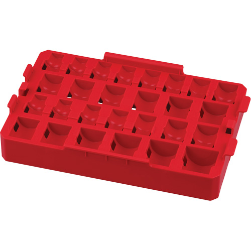 Organisateur amovible de 27 pi&egrave;ces pour les douilles de prise 1/2" Shockwave Impact Duty Packout Pathway Supply LP