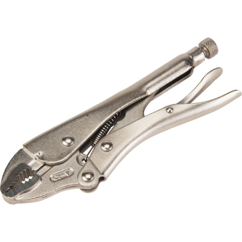 Locking Pliers with Wire Cutter, 7" Length, Curved Jaw Pathway Supply LP