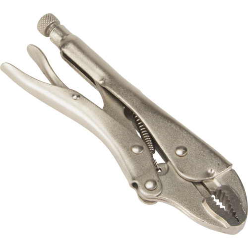 Locking Pliers with Wire Cutter, 7" Length, Curved Jaw Pathway Supply LP
