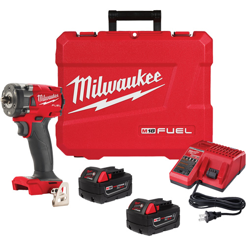 Cl&eacute; &agrave; choc compacte M18 Fuel avec ensemble d'anneau &agrave; friction, 18 V, Mandrin 3/8" Pathway Supply LP