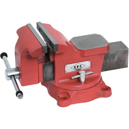 Mechanic's Vise, 6" Jaw Width, 3" Throat Depth Pathway Supply LP