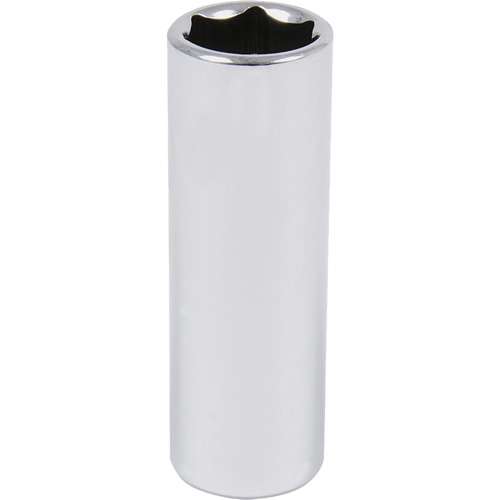 Douille chrom&eacute;e, 1-1/8", Prise 1/2", 6 pans, Profond Pathway Supply LP
