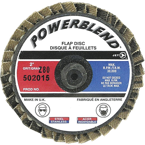 Disque &agrave; feuillets PowerBlend Roll-On, 2" x Type R, Grain Z80 Pathway Supply LP