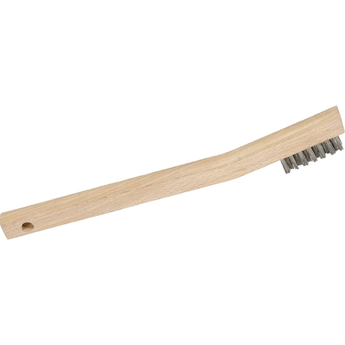 3MHSS Mini brosse &agrave; gratter en fil m&eacute;tallique, Acier inoxydable, 3 x 7 rangs de fils, Longueur 7-3/4" Pathway Supply LP