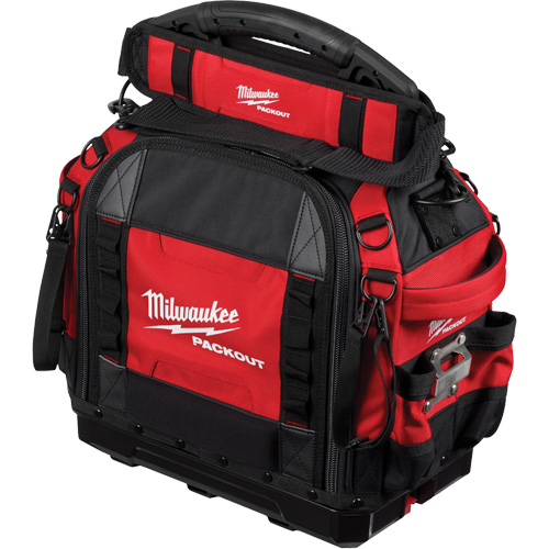 PackOut 15" Structured Tool Bag, Ballistic Polyester, 65 Pockets, Red Pathway Supply LP