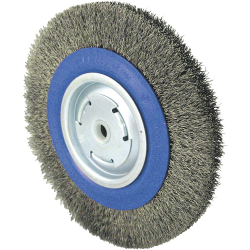 Brosse rotative &agrave; fil torsad&eacute;, 8" dia., Fils 0,014", Arbre 1/2" - 5/8" - 2 Pathway Supply LP