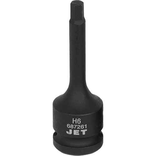 Impact Socket Bits, Hex, 6 mm x 1/2" Drive Pathway Supply LP