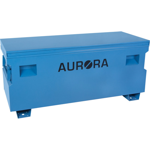 Coffre &agrave; outils de chantier, 60" x 24" x 27-1/2", Acier, Bleu Pathway Supply LP