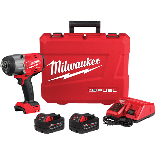 Cl&eacute; &agrave; choc &agrave; couple &eacute;lev&eacute; M18 Fuel avec ensemble d'anneau &agrave; friction, 18 V, Mandrin 1/2" Pathway Supply LP