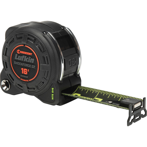 Shockforce G2 Magnetic Tape Measure, 1-1/4" x 16' Pathway Supply LP