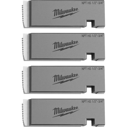NPT Universal Pipe Threading Dies, For Pipe Size 1/2"-3/4", High Speed Steel Pathway Supply LP