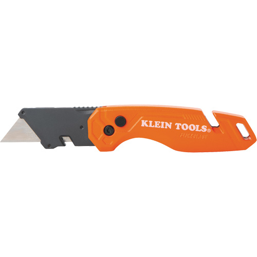 Folding Utility Knife With Blade Storage, 1" Blade, Steel Blade, Metal Handle Pathway Supply LP