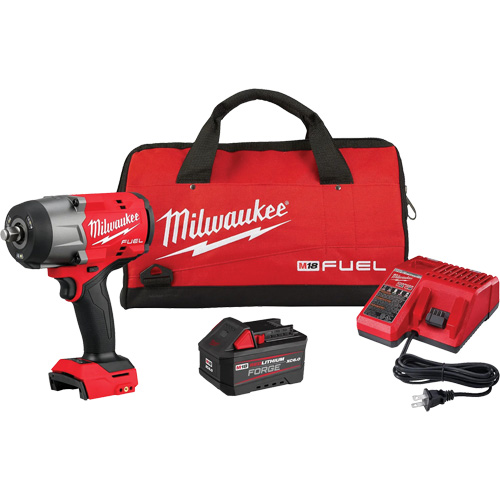 M18 Fuel High Torque Impact Wrench with Friction Ring RedLithium Forge Kit, 18 V, 1/2" Socket Pathway Supply LP