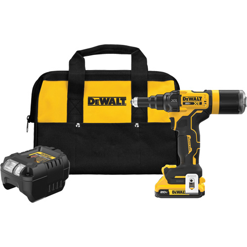 Ensemble d'outil &agrave; riveter sans fil et sans balai 3/16" XR Pathway Supply LP
