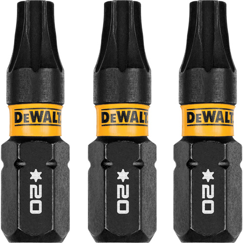 3-Piece FLEXTORQ&reg; Impact Screwdriving Bits, Torx, T-20, 1/4" Drive Pathway Supply LP