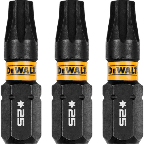 Forets pour tournevis &agrave; chocs FLEXTORQ 3 mcx, Torx, T-25, Prise 1/4" Pathway Supply LP