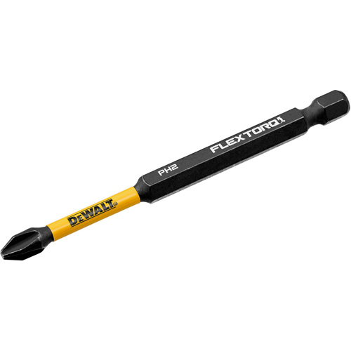FLEXTORQ&reg; Impact Driver Bit, Phillips, #2 Tip, 1/4" Drive Size, 3-1/2" Length Pathway Supply LP