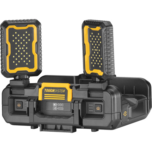 ToughSystem&reg; 2.0 Adjustable Work Light with Storage, 16" x 11" x 14", Black/Yellow Pathway Supply LP