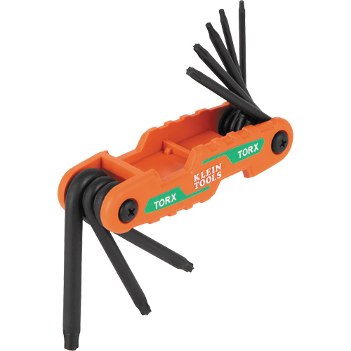Compact Folding Hex Key Set, 8 Pcs., Torx&reg; Pathway Supply LP