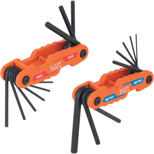 Compact Folding Hex Key Set, 17 Pcs., Metric & Imperial Pathway Supply LP