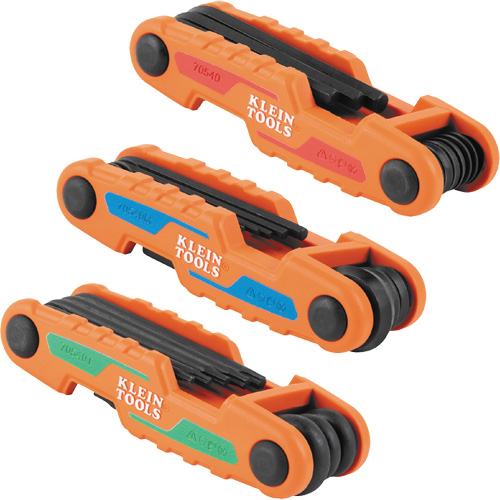 Compact Folding Hex Key Set, 25 Pcs., Metric & Imperial/Torx&reg; Pathway Supply LP