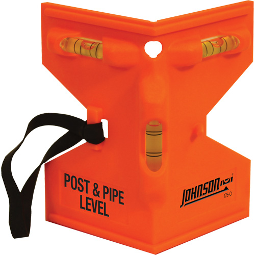 Poteau orange et niveau de tuyau Pathway Supply LP
