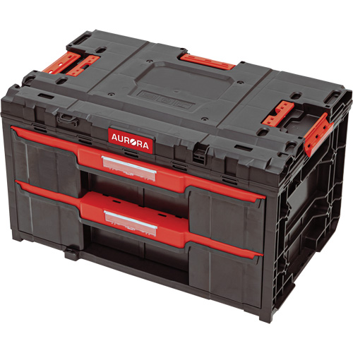 Arx&reg; 2-Drawer Toolbox, 23-1/10" x 15" x 13-2/5", Black Pathway Supply LP