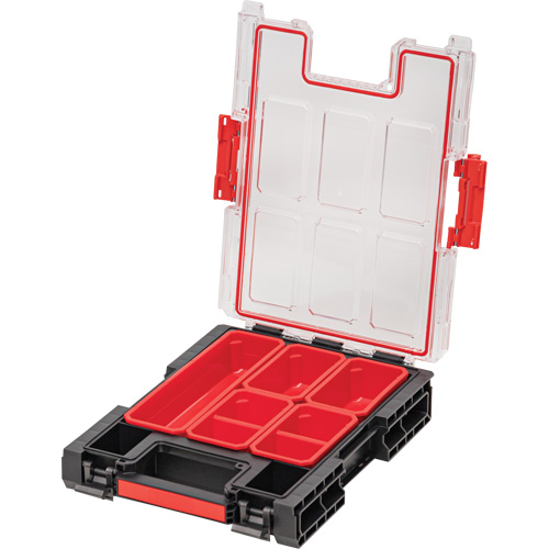 Arx Medium Organizer with Bins, 10-3/10" x 14-3/10" x 3", Black Pathway Supply LP