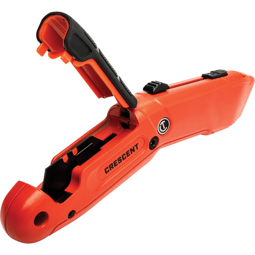 Couteau de s&eacute;curit&eacute; autor&eacute;tractable, 1", Acier, Prise en Aluminium Pathway Supply LP