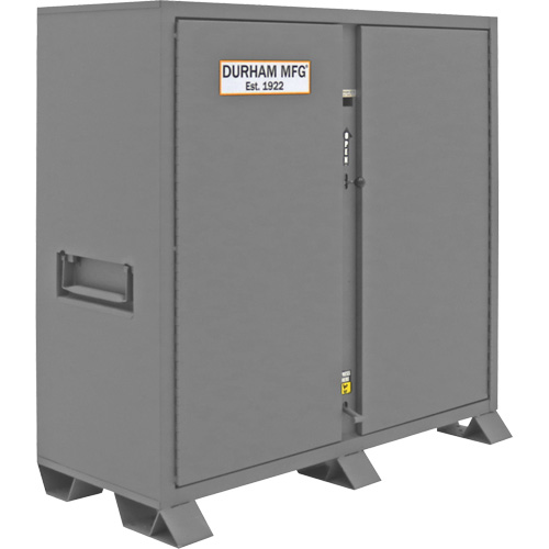 Jobsite Storage Cabinet, Steel, 47.5 Cubic Feet, Grey Pathway Supply LP